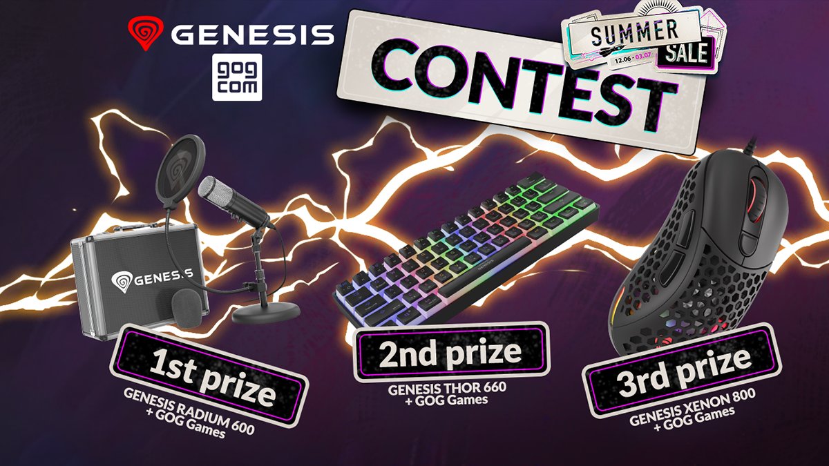 Reap Summer Bonuses & Prizes with @GOGcom and @_Genesis_Gaming!