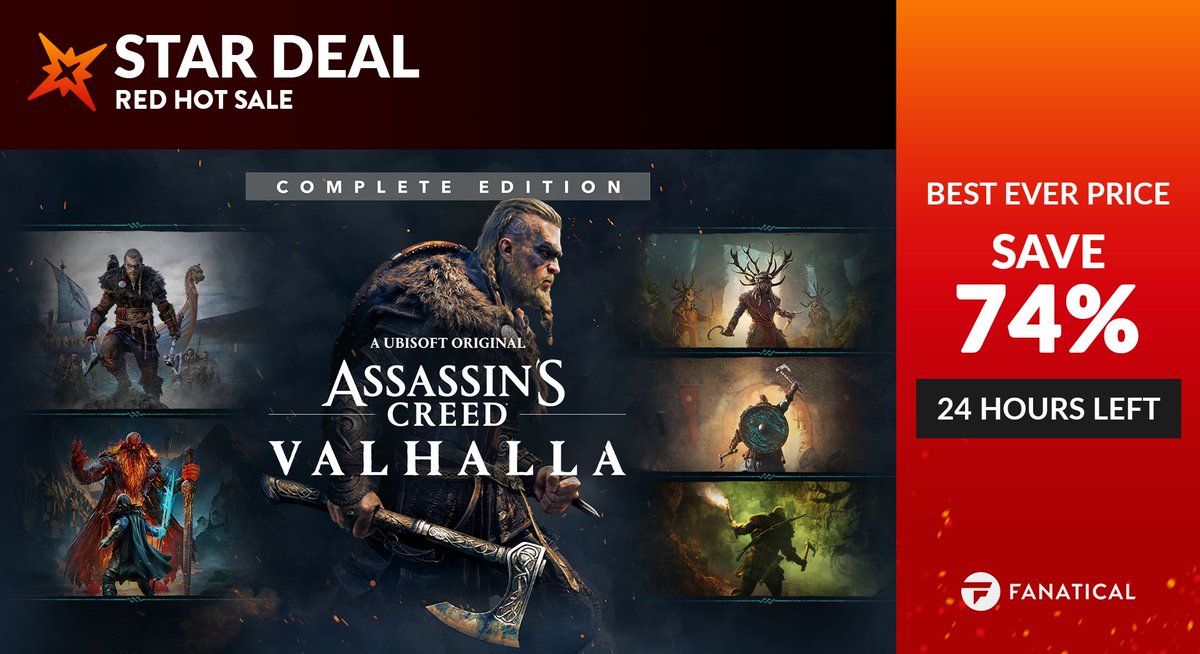 74% Off Assassin’s Creed Valhalla Complete Edition!